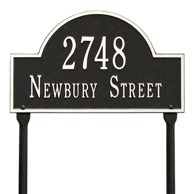 Arch Lawn Address Plaque - Two-Line