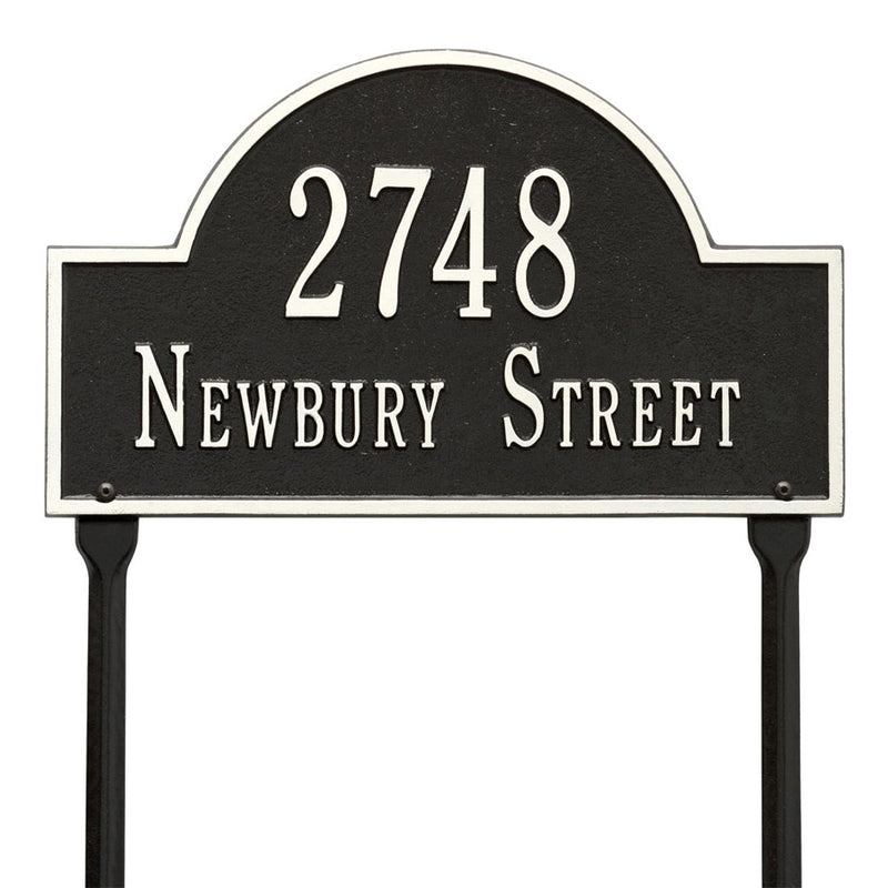 Arch Lawn Address Plaque - Two-Line