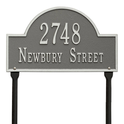 Arch Lawn Address Plaque - Two-Line