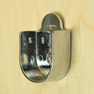 One Inch Round Closet Rod Flanges - Chrome