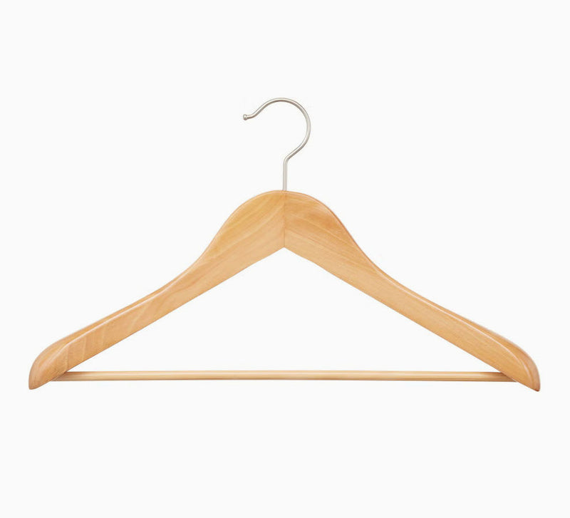 Natural Wood Deluxe Suit Hanger