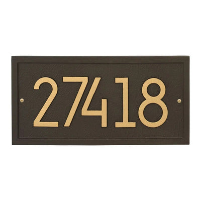 Rectangle Modern Personalized Wall Plaque