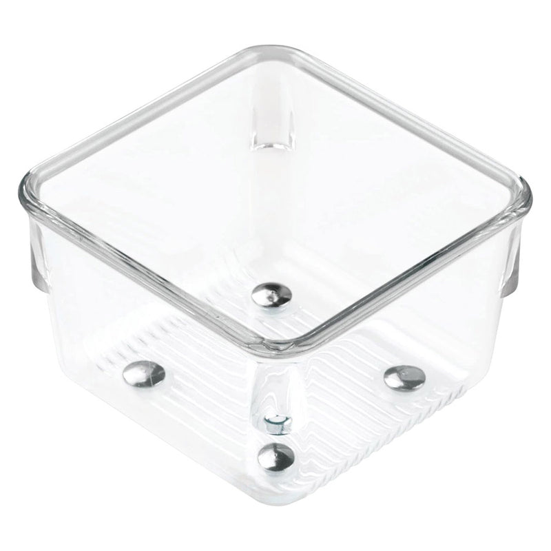 Narrow Clear Plastic Drawer Organizer - Square
