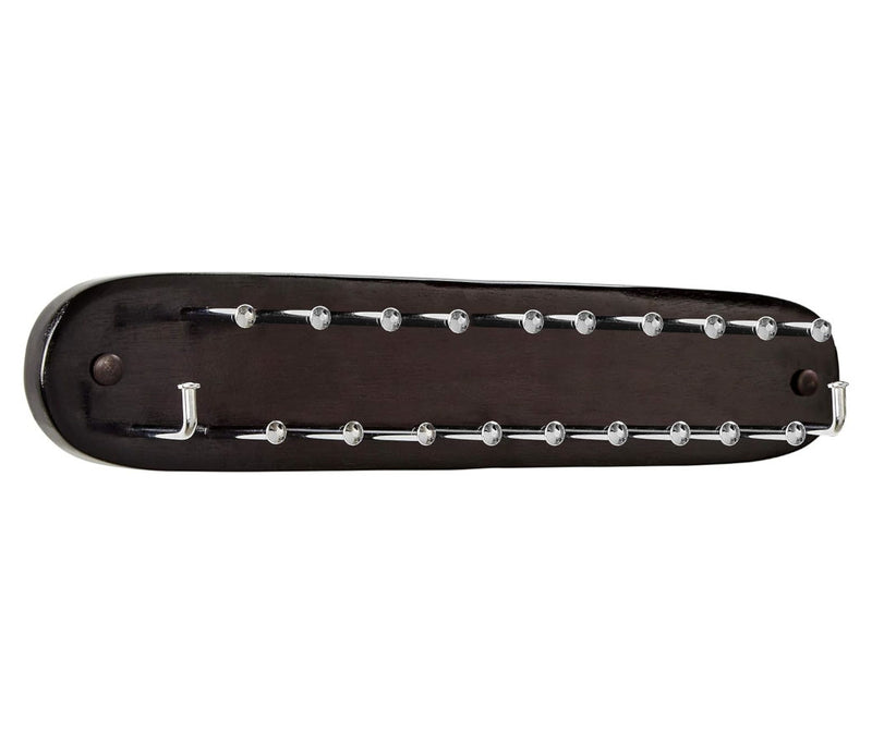 Non-Slip Wood Belt and Tie Rack - Dark Walnut – Organize-It