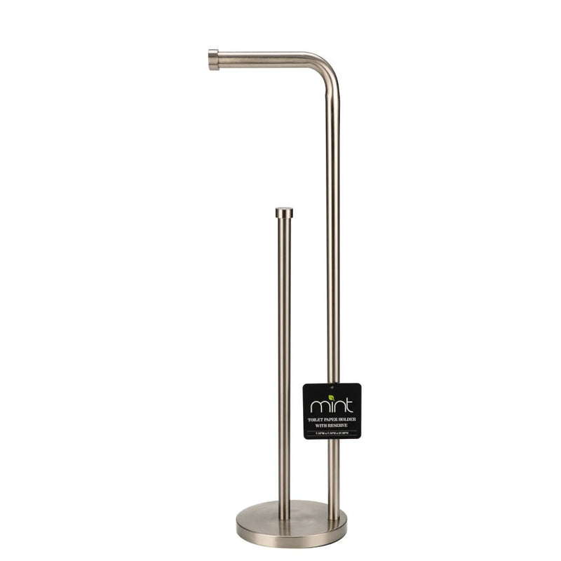 Toilet Paper Stand with Reserve - Nickel