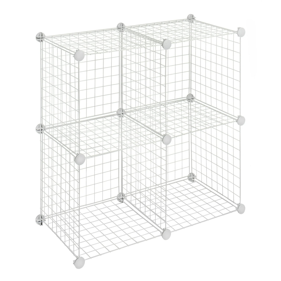 Modular Closet Connectors Hordion 52pcs Cube Connectors Wire Grid Cube ...