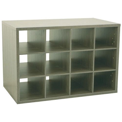 freedomRail O-Box Cubby Unit - Driftwood