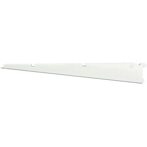 freedomRail 20 Inch Wire Shelf Bracket - White
