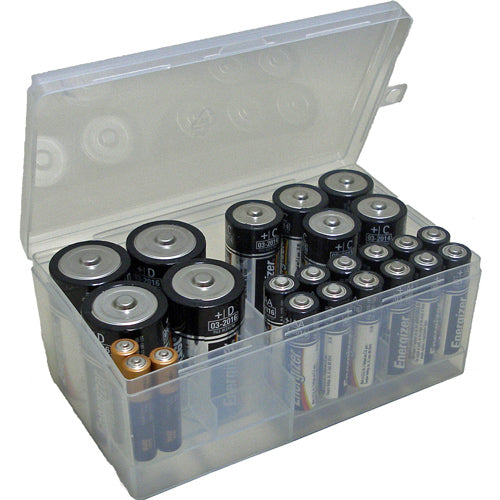Dial Industries Battery Organizer, Clear
