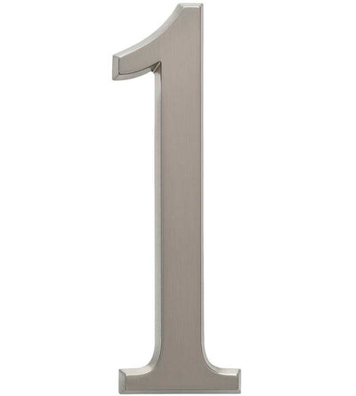 Design-It 4.75 Inch Numbers - Matte Silver