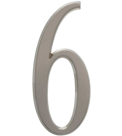 Design-It 4.75 Inch Numbers - Matte Silver