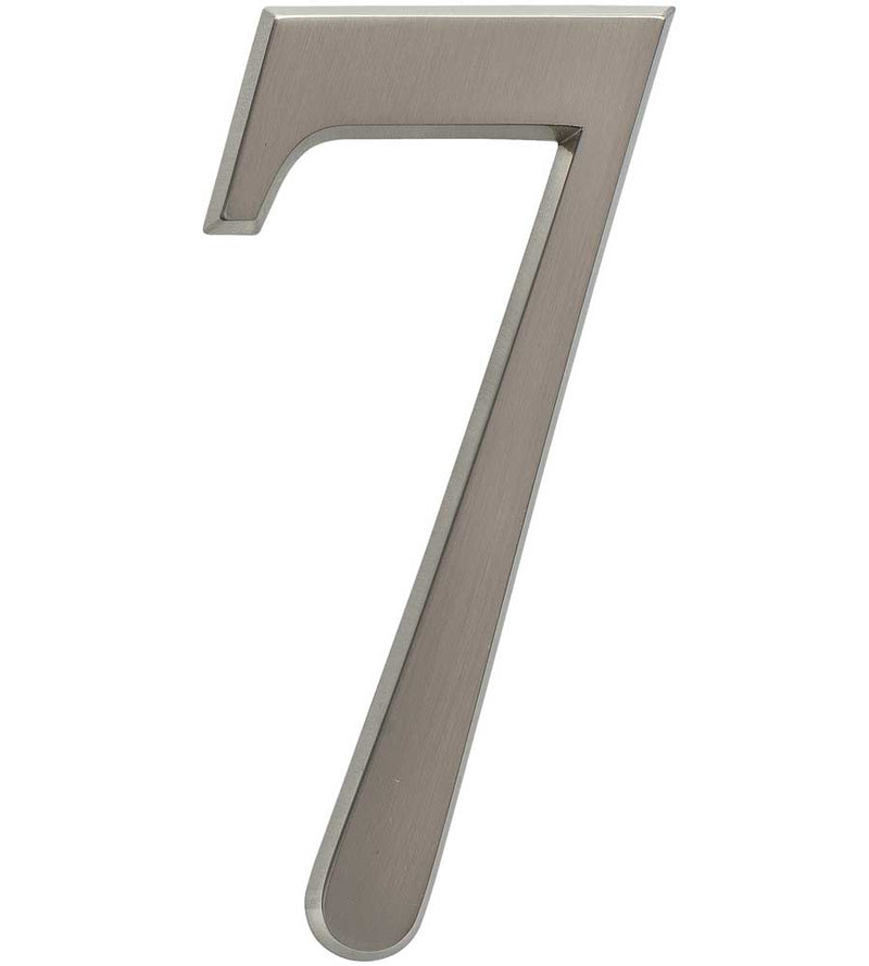 Design-It 4.75 Inch Numbers - Matte Silver