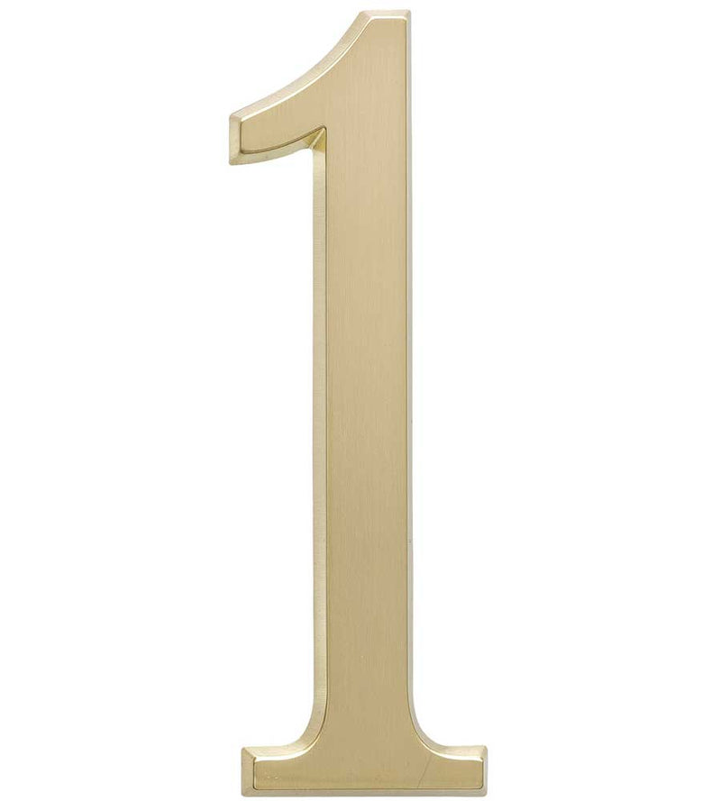 Design-It 4.75 Inch Numbers - Matte Gold