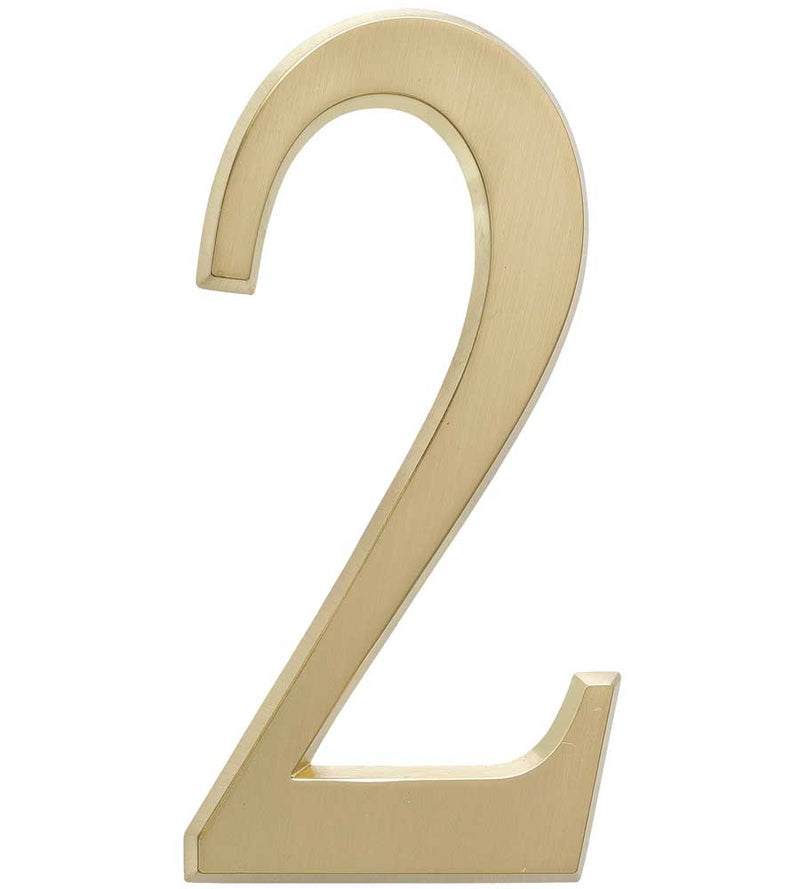 Design-It 4.75 Inch Numbers - Matte Gold