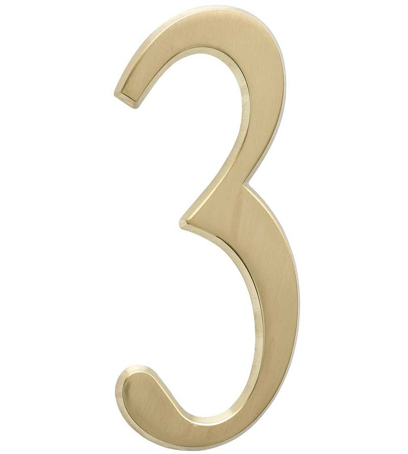 Design-It 4.75 Inch Numbers - Matte Gold