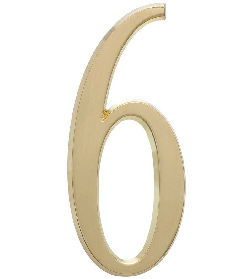 Design-It 4.75 Inch Numbers - Matte Gold