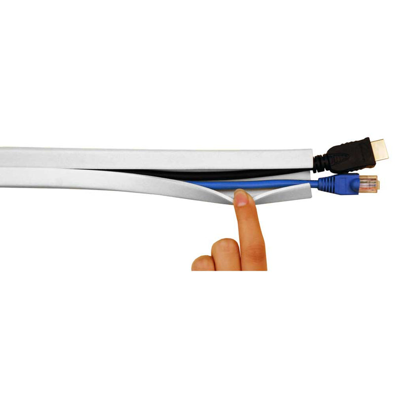 10 Foot Wire Channel - White