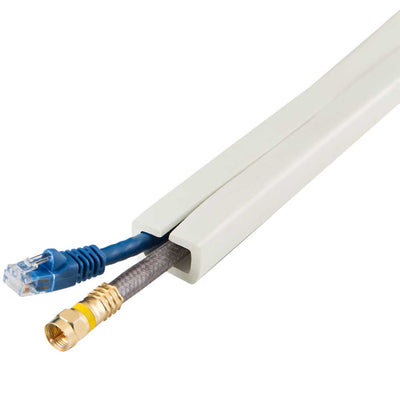 10 Foot Wire Channel - White