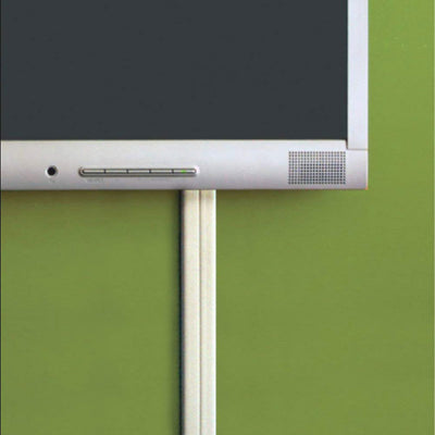 10 Foot Wire Channel - White