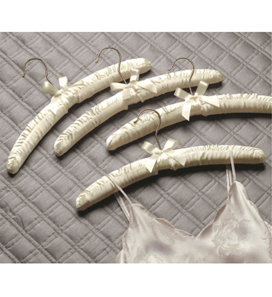 Satin Padded Hangers - Cream Tone