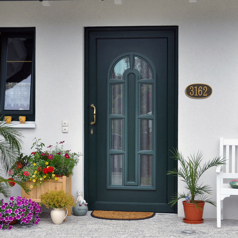 House Number Plaque - Oval - Fast and Easy