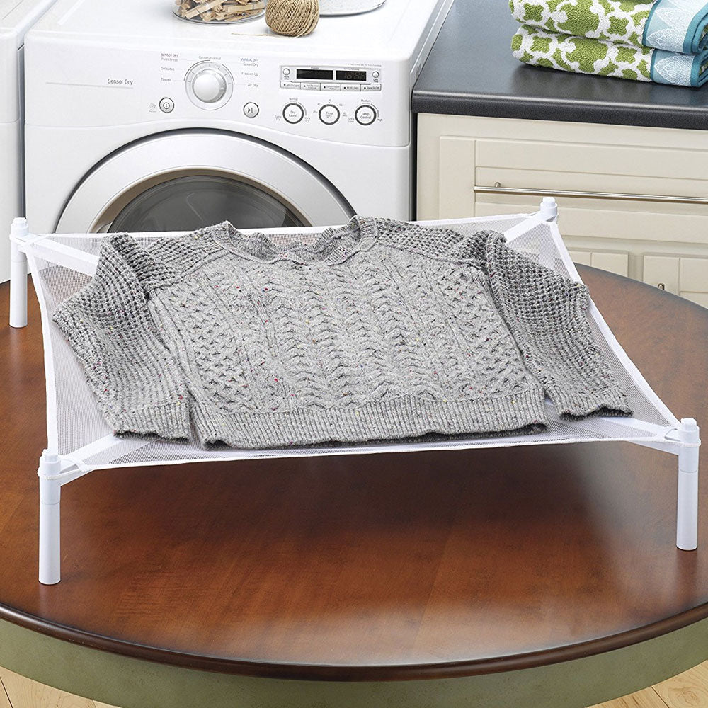 Mesh Stacking Clothes Drying Rack Organize It