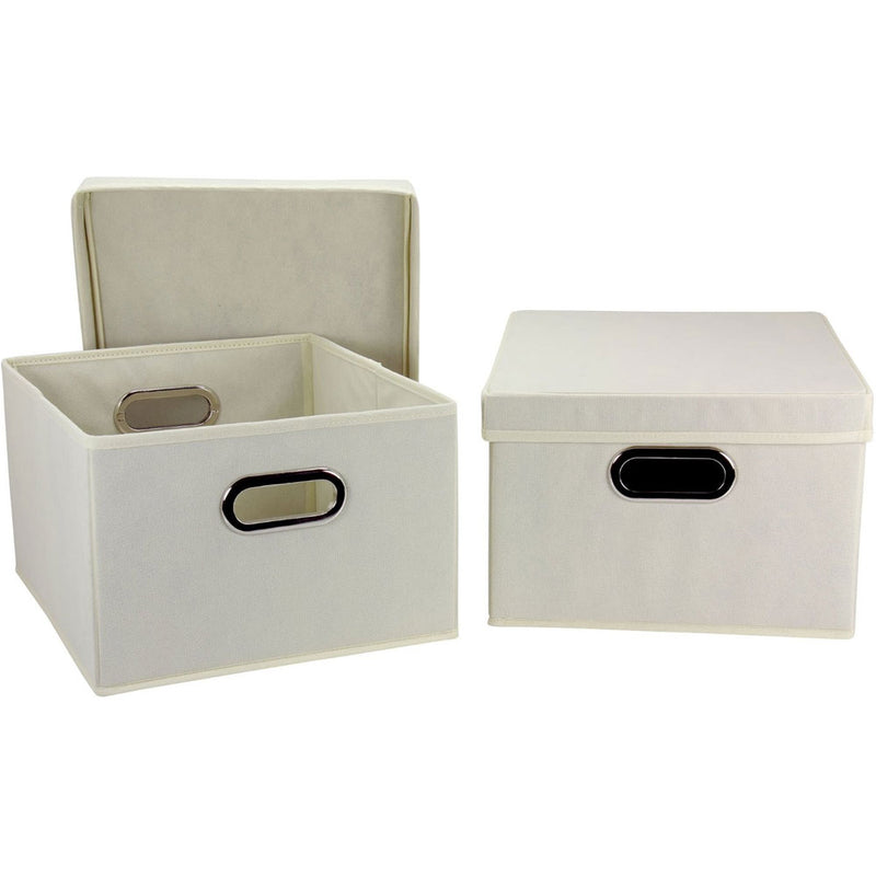 Collapsible Storage Box Set of 2 - Natural