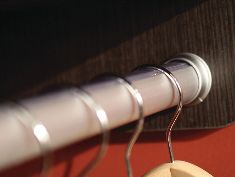 Two Piece Elite Closet Rod Flange - Nickel