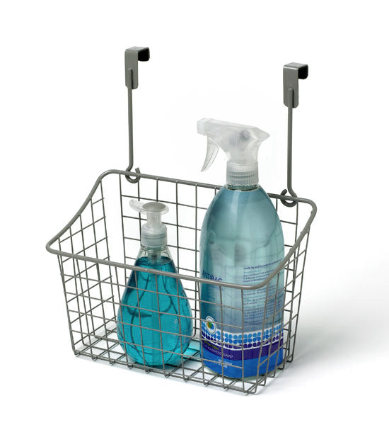 Over the Cabinet Door Basket - Nickel