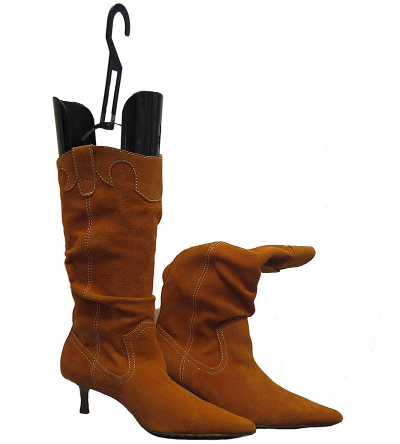 Plastic Boot Shapers and Hangers - Black