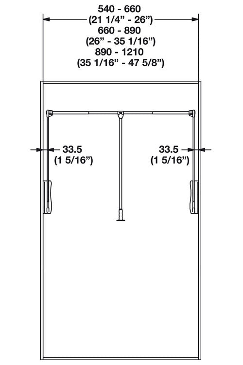 Pull Down Closet Rod