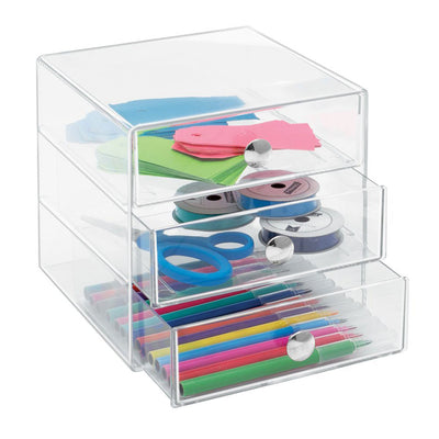 Three-Drawer Acrylic Storage Chest