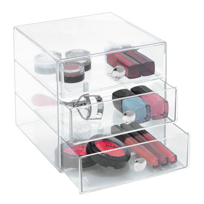 Three-Drawer Acrylic Storage Chest