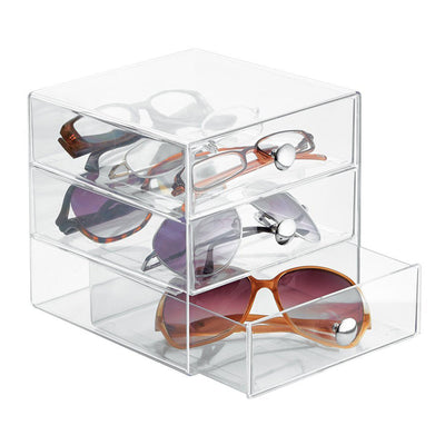 Three-Drawer Acrylic Storage Chest