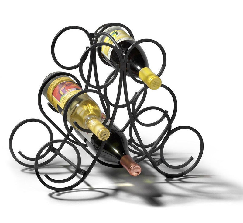 Wine Rack - Black Metal
