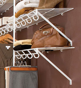 Support Brace for Wire Shelving - 12 Inch