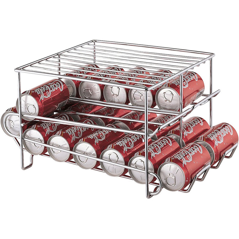 Chrome Wire 24-Can Beverage Dispenser