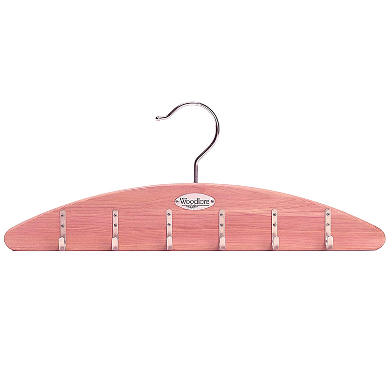 Hanging Cedar Belt Organizer