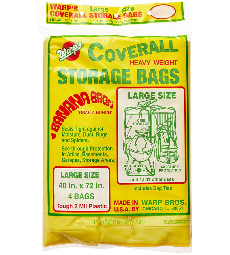 Heavy Weight Plastic Storage Bags - Large