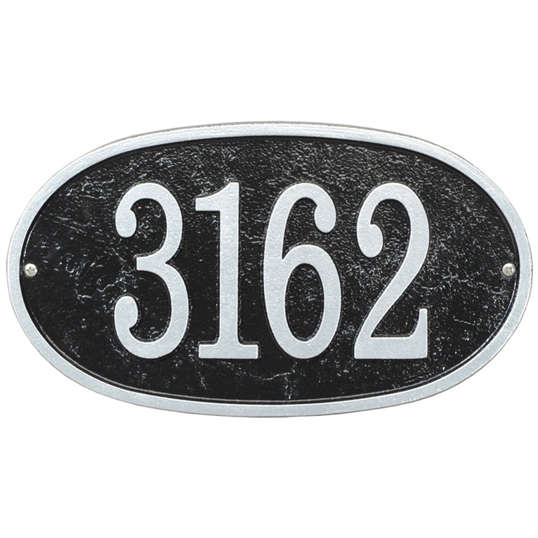 House Number Plaque - Oval - Fast and Easy