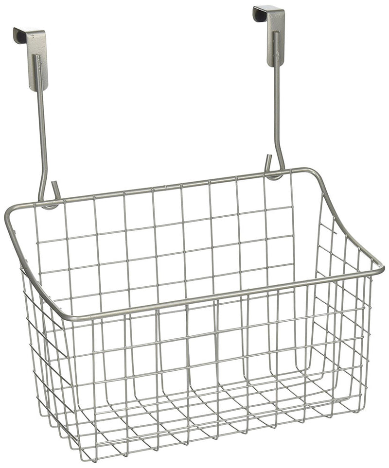 Over the Cabinet Door Basket - Nickel