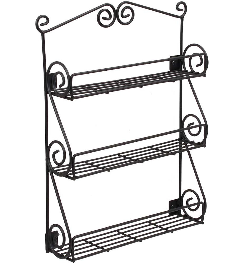 Scroll Wall Mount Spice Rack