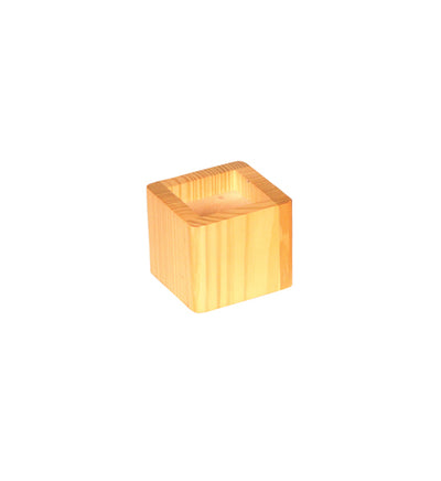 Stacking Wood Bed Risers - Natural Honey