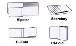 Clear Plastic Wallet Windows - Secretary