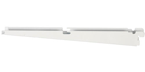 freedomRail 12 Inch Wire Shelf Bracket - White