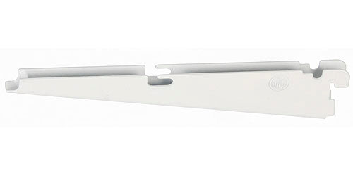 freedomRail 9 Inch Wire Shelf Bracket - White